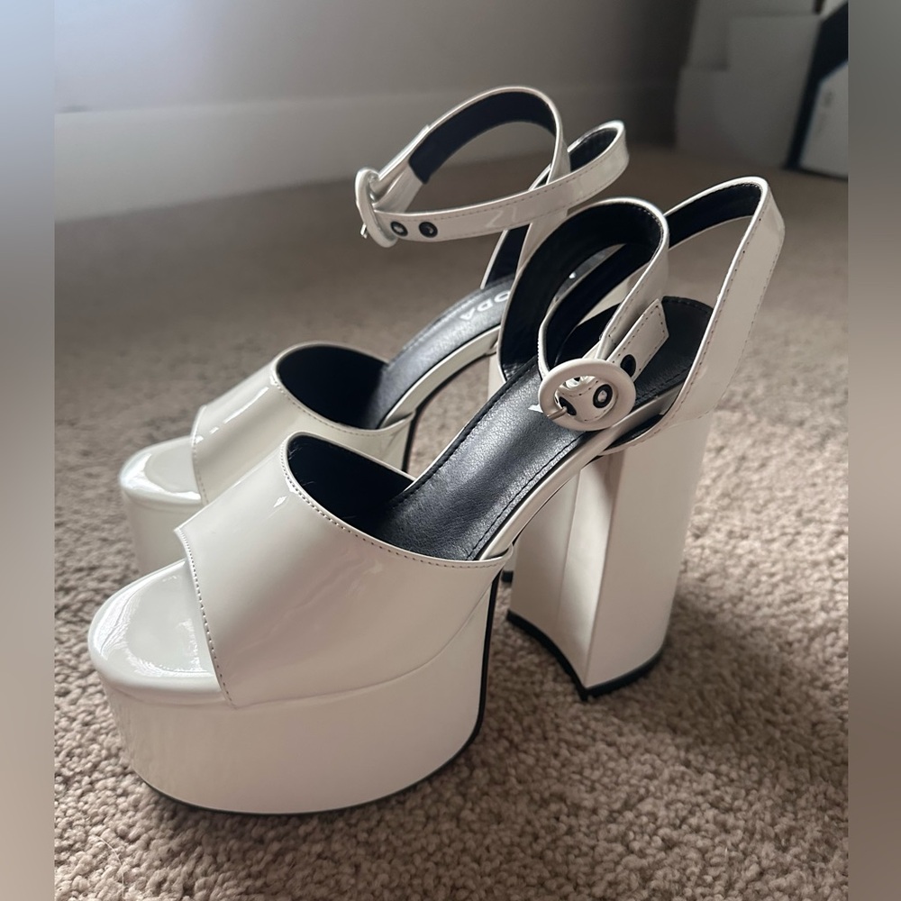 All For You Platform Heel Sandals by La Moda (from Dolls Kill)
